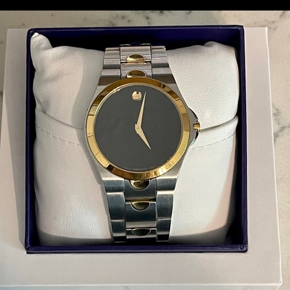 Movado Men's Connect Wrist Watch Black Luxury Designer Swiss